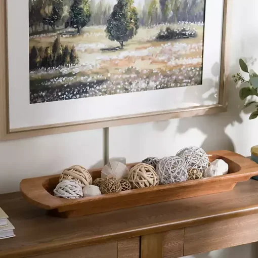 Best Mango Wood Trough Bowl Decorative Bowls & Jars
