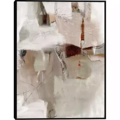 Kirklands Home Canvas Art|Manifestation Framed Canvas Art Print Gray