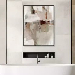 Kirklands Home Canvas Art|Manifestation Framed Canvas Art Print Gray