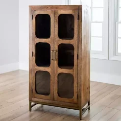 Kirklands Home Cabinets & Sideboards|Manu Natural Mango Wood Cabinet