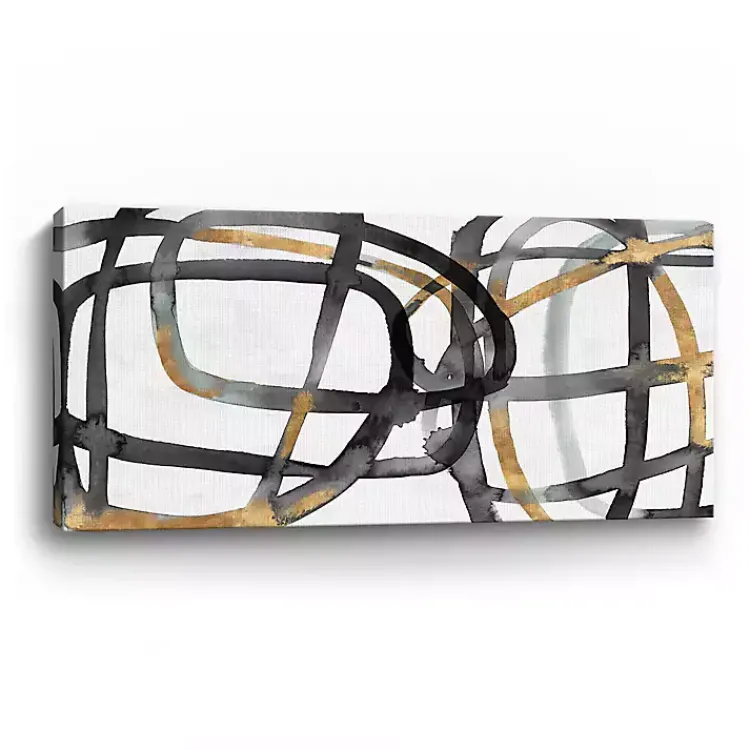 Kirklands Home Canvas Art|Many Ways Abstract Canvas Art Print, 60x30 in.