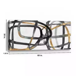Kirklands Home Canvas Art|Many Ways Abstract Canvas Art Print, 60x30 in.