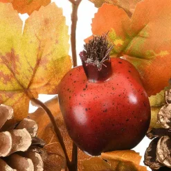 Best Maple Leaf and Pomegranate Corner Swags, Set of 2 Arrangements & Greenery