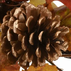 Best Maple Leaf and Pomegranate Corner Swags, Set of 2 Arrangements & Greenery