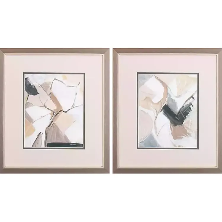 Kirklands Home Framed Art|Marble Lines Framed Art Prints, Set of 2