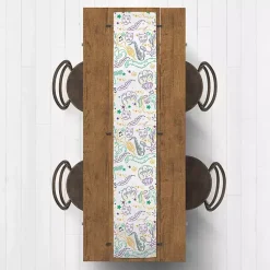 Hot Mardi Gras Party Table Runner, 72 in. Mardi Gras Decorations