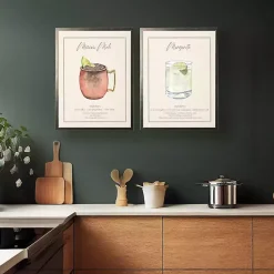 Kirklands Home Framed Art|Margarita Framed Art Print Green