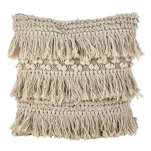 Clearance Mari Moroccan Fringe Chunky Knit Pillow Pillows