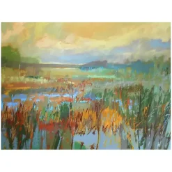 Kirklands Home Canvas Art|Marsh in May Canvas Art Print Multi