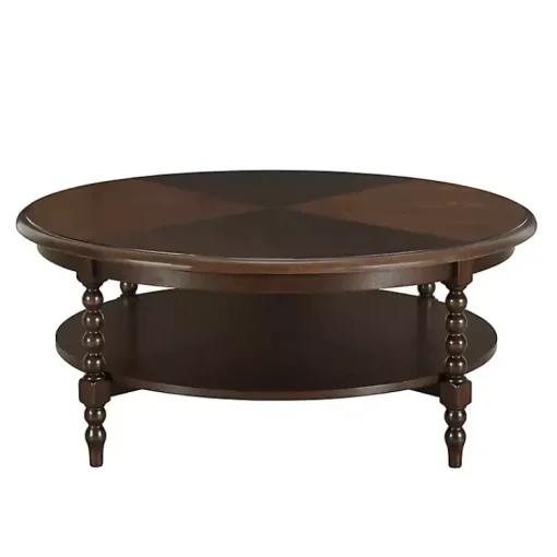 Kirklands Home Coffee Tables|Martha Stewart Round Coffee Table Brown