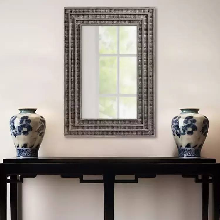 Kirklands Home Decorative Mirrors|Martha Stewart Naomi Wall Mirror Gray