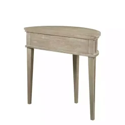 Kirklands Home Console Tables|Martha Stewart Half Moon Console Table Tan