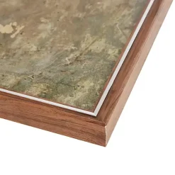 Kirklands Home Canvas Art|Martha Stewart Lake Walk Framed Canvas Art Print Tan