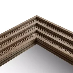 Kirklands Home Decorative Mirrors|Martha Stewart Natural Naomi Wall Mirror Brown