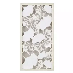 Kirklands Home Wall Plaques|Martha Stewart Rice Paper Ginkgo Leaf Wall Plaque White