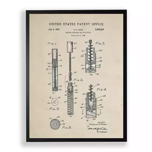 Kirklands Home Framed Art|Mascara Patent Framed Art Print