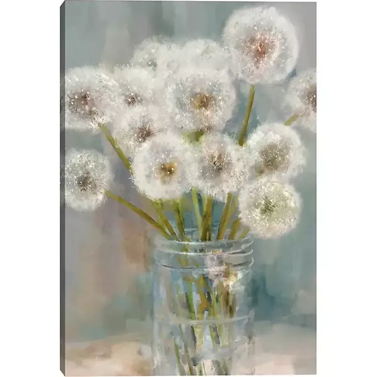 Kirklands Home Canvas Art|Mason Jar Wishes I Canvas Art Print