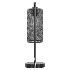 Kirklands Home Table Lamps|Matte Metal Cutout Table Lamps, Set of 2 Black