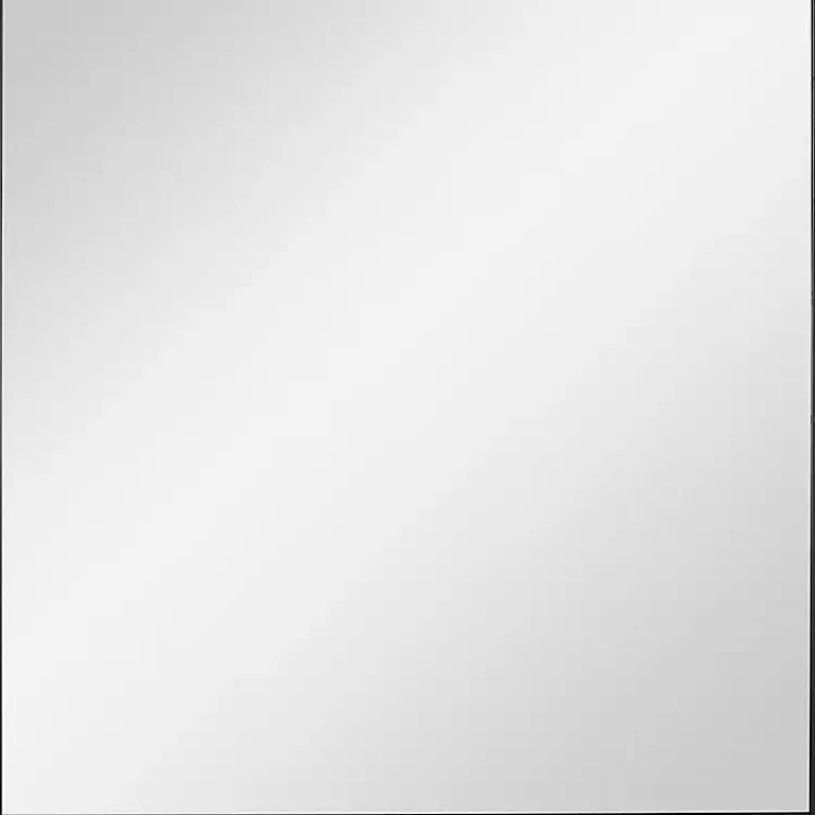 Kirklands Home Decorative Mirrors|Matte Metal Square Framed Mirror Black