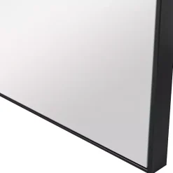 Kirklands Home Decorative Mirrors|Matte Metal Square Framed Mirror Black