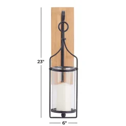 Best Matte Poplar Wood Sconce Sconces