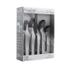 Kirklands Home Flatware & Cutlery|Matte Black Steel Diagonal 20-pc. Flatware Set