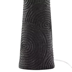 Kirklands Home Table Lamps|Matte Black Tapered Kona Table Lamps, Set of 2 Tan