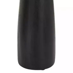 Matte Wood T-Shape Candle Holders, Set of 3 Candle Holders