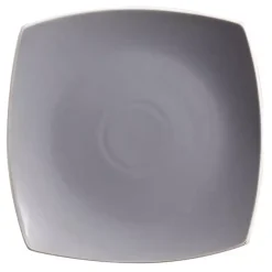 Kirklands Home Dinnerware|Matte Gray and Black 16-pc. Dinnerware Set
