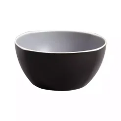 Kirklands Home Dinnerware|Matte Gray and Black 16-pc. Dinnerware Set