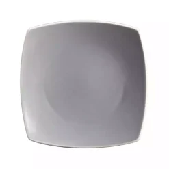 Kirklands Home Dinnerware|Matte Gray and Black 16-pc. Dinnerware Set