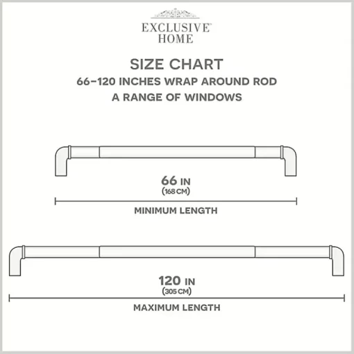 Kirklands Home Curtain Rods & Hardware|Matte Silver Hyde Wrap Around Curtain Rod, 120 in.