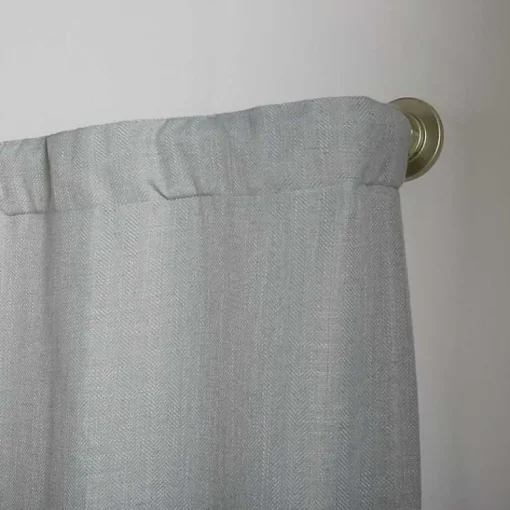 Kirklands Home Curtain Rods & Hardware|Matte Silver Hyde Wrap Around Curtain Rod, 120 in.
