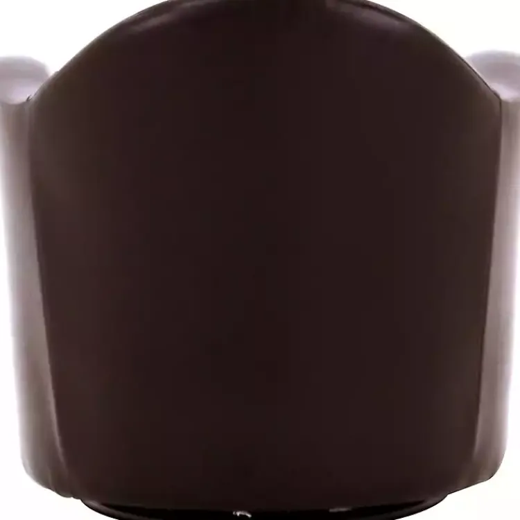 Kirklands Home Accent Chairs|Max Faux Leather Swivel Club Accent Chair Brown