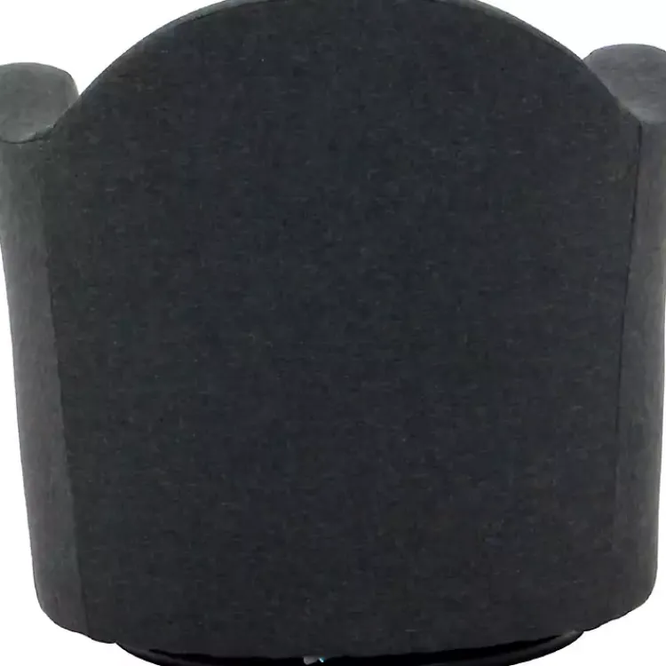 Kirklands Home Accent Chairs|Max Swivel Club Accent Chair Gray