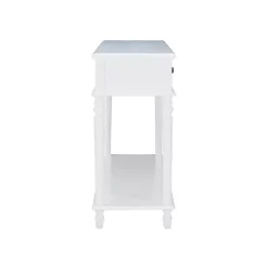 Kirklands Home Console Tables|McGhie 2-Drawer Console Table White