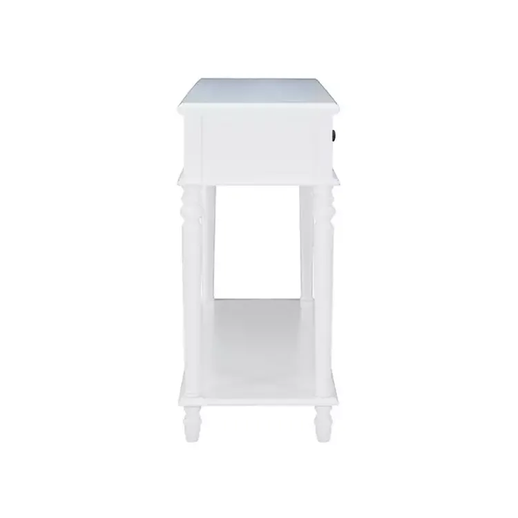 Kirklands Home Console Tables|McGhie 2-Drawer Console Table White