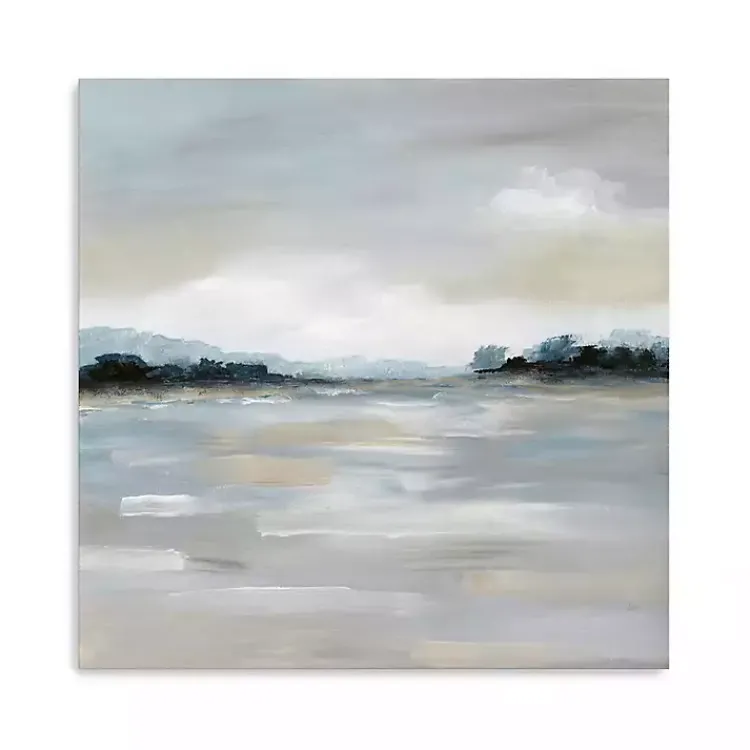 Kirklands Home Canvas Art|Meadow Clearing Canvas Art Print, 40x40 in. Gray