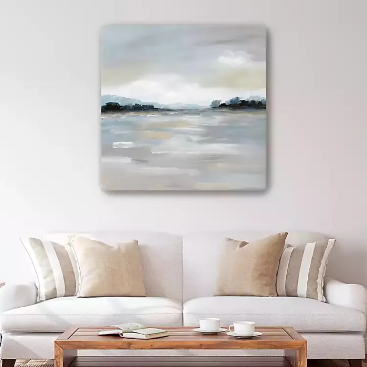 Kirklands Home Canvas Art|Meadow Clearing Canvas Art Print, 40x40 in. Gray