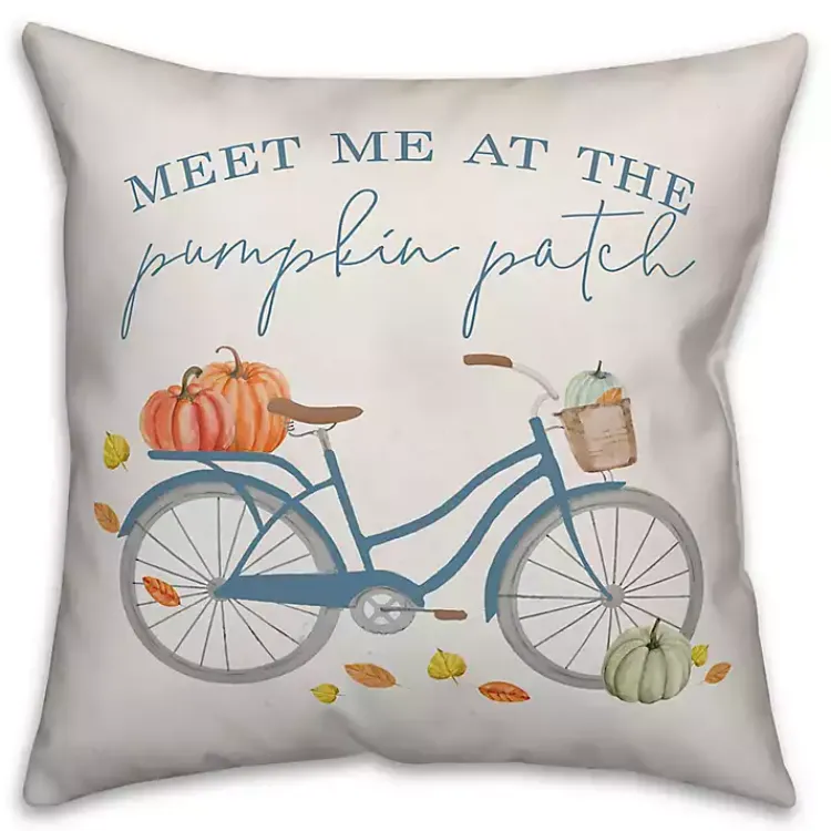 Meet Me At The Pumpkin Patch Pillow Fall