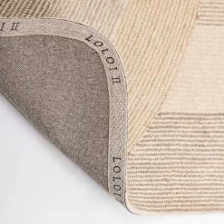 Kirklands Home Area Rugs|Merced Rounded Corners Area Rug, 7x9 Tan