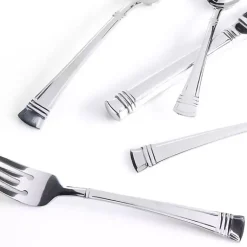 Kirklands Home Flatware & Cutlery|Mercutio Lines Stainless Steel 20-pc. Flatware Set