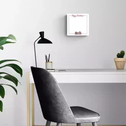 New Merry Christmas Pink Trees Dry Erase Board Christmas Art & Wall Decor