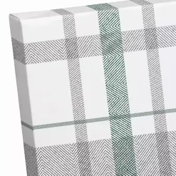 Hot Merry Christmas Plaid Canvas Wall Plaque Christmas Art & Wall Decor