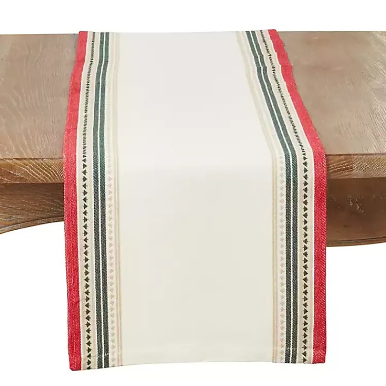 Kirklands Home Table Linens|Merry Pines Cotton Runner