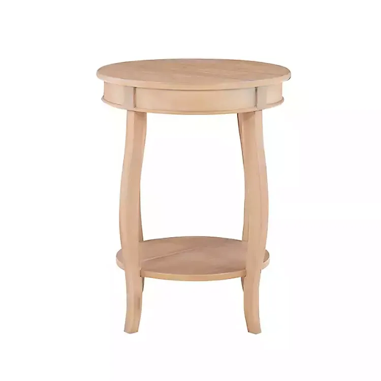 Kirklands Home Accent & End Tables|Merryweather Natural Wood Accent Table Tan