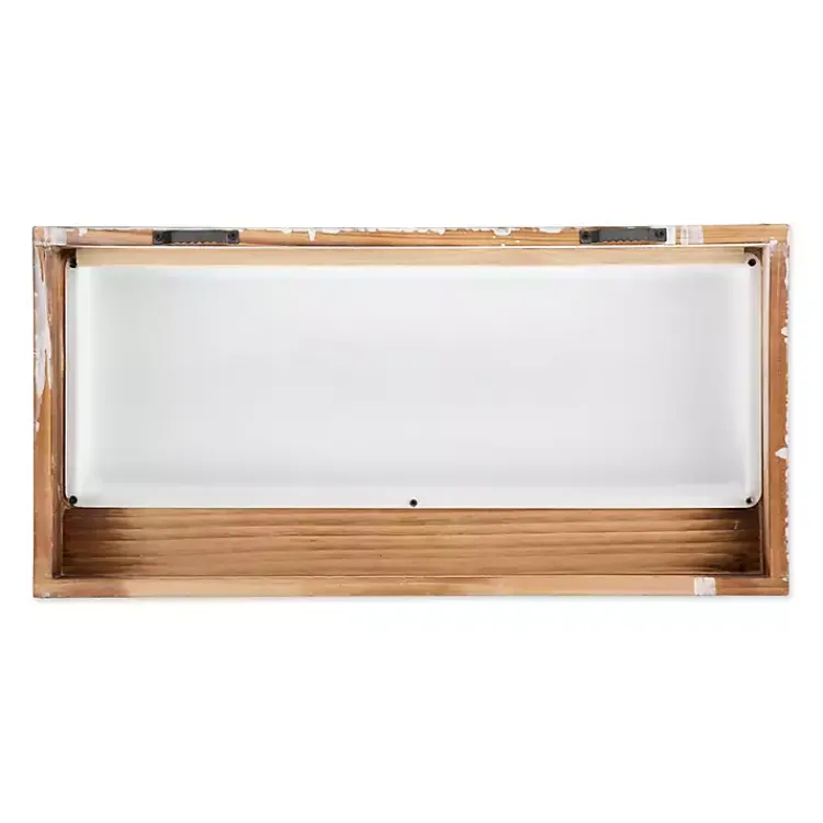 Kirklands Home Hooks|Metal and Wood Bath Sign with Hooks