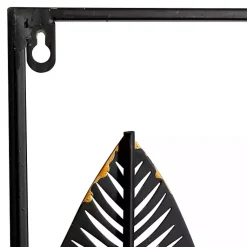 Kirklands Home Wall Plaques|Metal and Wood Leaf Stems Wall Plaque Multi