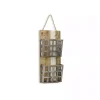 Kirklands Home Wall Storage|Metal and Wood 2-Tier Mail Holder Wall Plaque