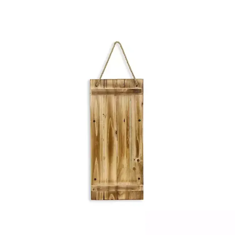 Kirklands Home Wall Storage|Metal and Wood 2-Tier Mail Holder Wall Plaque